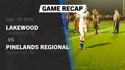 Recap: Lakewood  vs. Pinelands Regional  2015