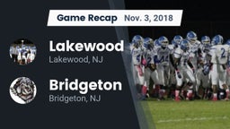 Recap: Lakewood  vs. Bridgeton  2018