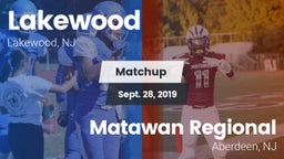 Matchup: Lakewood  vs. Matawan Regional  2019