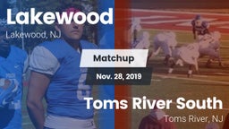 Matchup: Lakewood  vs. Toms River South  2019