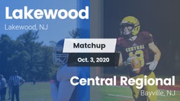 Matchup: Lakewood  vs. Central Regional  2020