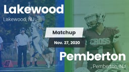 Matchup: Lakewood  vs. Pemberton  2020