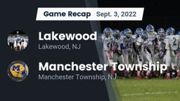 Recap: Lakewood  vs. Manchester Township  2022