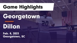 Georgetown  vs Dillon  Game Highlights - Feb. 8, 2023
