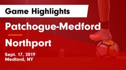 Patchogue-Medford  vs Northport  Game Highlights - Sept. 17, 2019