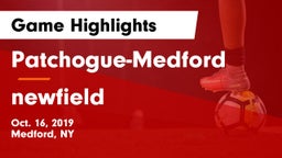 Patchogue-Medford  vs newfield Game Highlights - Oct. 16, 2019