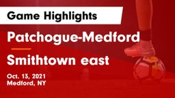 Patchogue-Medford  vs Smithtown east  Game Highlights - Oct. 13, 2021