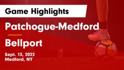Patchogue-Medford  vs Bellport  Game Highlights - Sept. 13, 2022