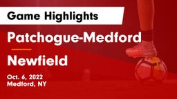 Patchogue-Medford  vs Newfield  Game Highlights - Oct. 6, 2022