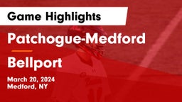 Patchogue-Medford  vs Bellport  Game Highlights - March 20, 2024