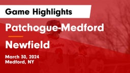 Patchogue-Medford  vs Newfield  Game Highlights - March 30, 2024