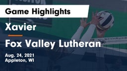 Xavier  vs Fox Valley Lutheran Game Highlights - Aug. 24, 2021
