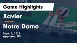 Xavier  vs Notre Dame Game Highlights - Sept. 4, 2021