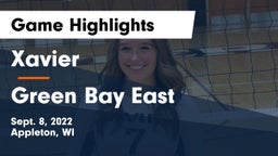 Xavier  vs Green Bay East  Game Highlights - Sept. 8, 2022