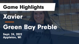 Xavier  vs Green Bay Preble Game Highlights - Sept. 24, 2022