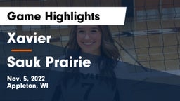 Xavier  vs Sauk Prairie  Game Highlights - Nov. 5, 2022