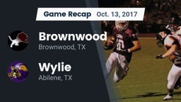 Recap: Brownwood  vs. Wylie  2017