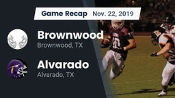 Recap: Brownwood  vs. Alvarado  2019