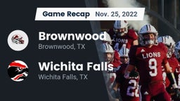 Recap: Brownwood  vs. Wichita Falls  2022