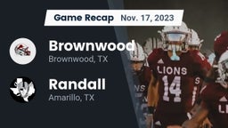 Recap: Brownwood  vs. Randall  2023