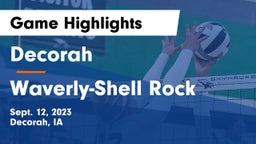 Decorah  vs Waverly-Shell Rock  Game Highlights - Sept. 12, 2023