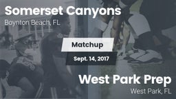 Matchup: Somerset Canyons vs. West Park Prep 2016