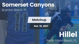 Matchup: Somerset Canyons vs. Hillel  2016