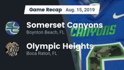 Recap: Somerset Canyons vs. Olympic Heights  2019
