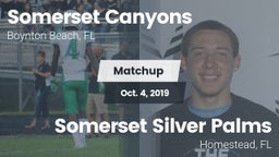 Matchup: Somerset Canyons vs. Somerset Silver Palms 2019