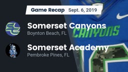 Recap: Somerset Canyons vs. Somerset Academy  2019