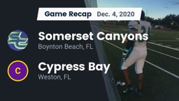 Recap: Somerset Canyons vs. Cypress Bay  2020