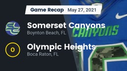 Recap: Somerset Canyons vs. Olympic Heights  2021