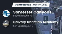 Recap: Somerset Canyons vs. Calvary Christian Academy 2022