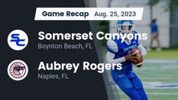 Recap: Somerset Canyons vs. Aubrey Rogers  2023