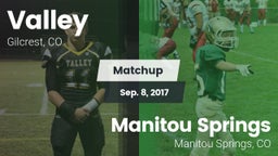 Matchup: Valley  vs. Manitou Springs  2017