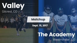 Matchup: Valley  vs. The Academy 2017