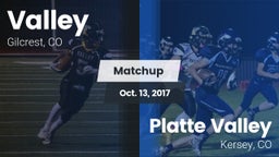 Matchup: Valley  vs. Platte Valley  2017
