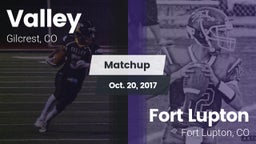 Matchup: Valley  vs. Fort Lupton  2017