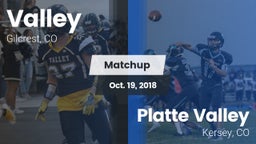 Matchup: Valley  vs. Platte Valley  2018