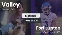 Matchup: Valley  vs. Fort Lupton  2019