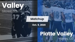 Matchup: Valley  vs. Platte Valley  2020