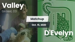 Matchup: Valley  vs. D'Evelyn  2020