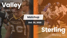Matchup: Valley  vs. Sterling  2020