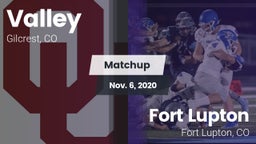 Matchup: Valley  vs. Fort Lupton  2020