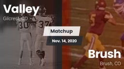 Matchup: Valley  vs. Brush  2020