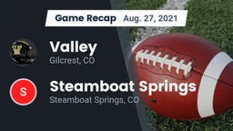 Recap: Valley  vs. Steamboat Springs  2021