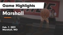 Marshall  Game Highlights - Feb. 7, 2022