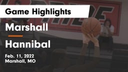Marshall  vs Hannibal  Game Highlights - Feb. 11, 2022