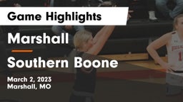 Marshall  vs Southern Boone  Game Highlights - March 2, 2023
