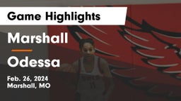 Marshall  vs Odessa  Game Highlights - Feb. 26, 2024